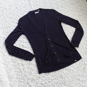 Black Cardigan- Light Weight- MARTIN & OSA